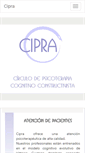 Mobile Screenshot of cipra.cl